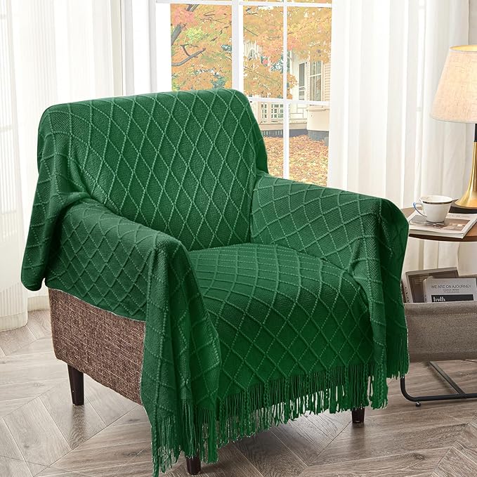 inhand Knitted Throw Blanket for Couch and Bed, Soft Living Room Home Decor - Image 5
