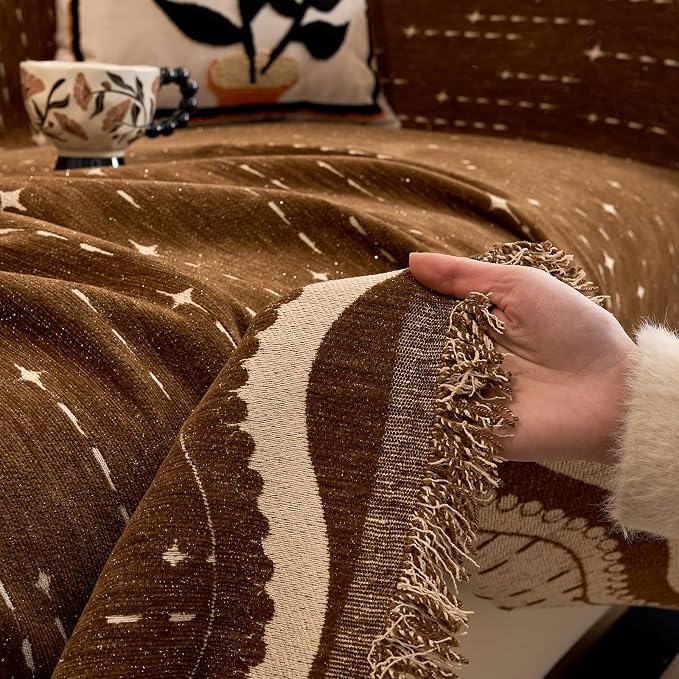 ROOMLIFE Couch Cover Boho Sofa Covers - Image 5