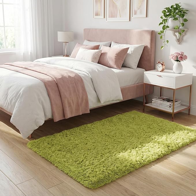 Merelax Soft Modern Indoor Large Shaggy Rug - Image 2