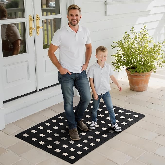 GRANNY SAYS Door Mat Indoor Entrance, Large Welcome Mat Outdoor, Non Slip Front - Image 8