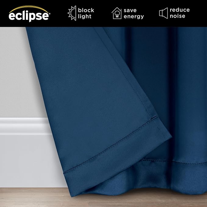 Eclipse Darrell Thermaweave Blackout Grommet Extra Wide 84" x 100" Sliding - Image 2