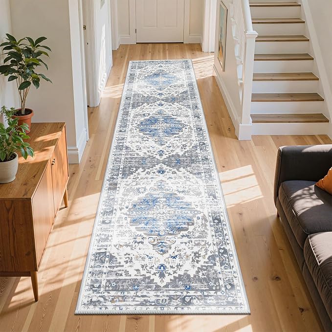 Ileading Washable Hallway Runner Rugs, 2x8 Non Slip Runners Area Rug by Ileading