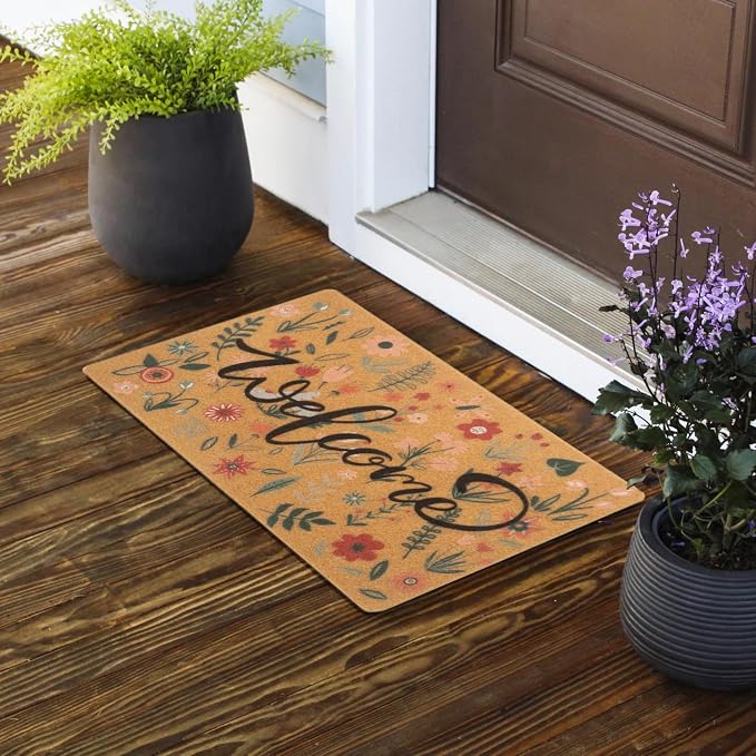 FGSS Spring Welcome Door-Mats Floral Coir Doormats - Image 5