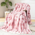 Touchat Luxury Faux Rabbit Fur Throw Blanket by TOUCHAT