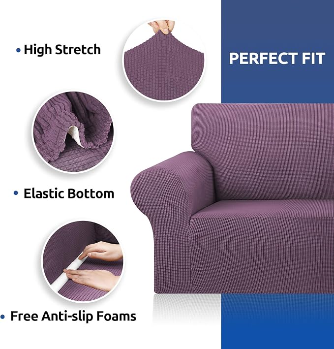 KEKUOU Stretch Oversized Sofa Slipcover 1 Piece Couch Sofa Cover Furniture - Image 5