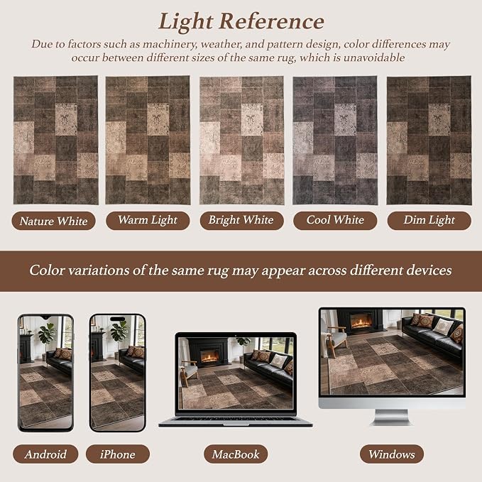 LIANLAM 2x6 Washable Runner Rug - Image 7