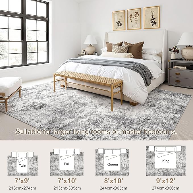 UERMEI 7x9 Area Rug Living Room Rugs - Image 3