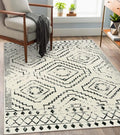 Wonnitar Moroccan 4x6 Area Rug, Washable Soft Large Rug by Wonnitar