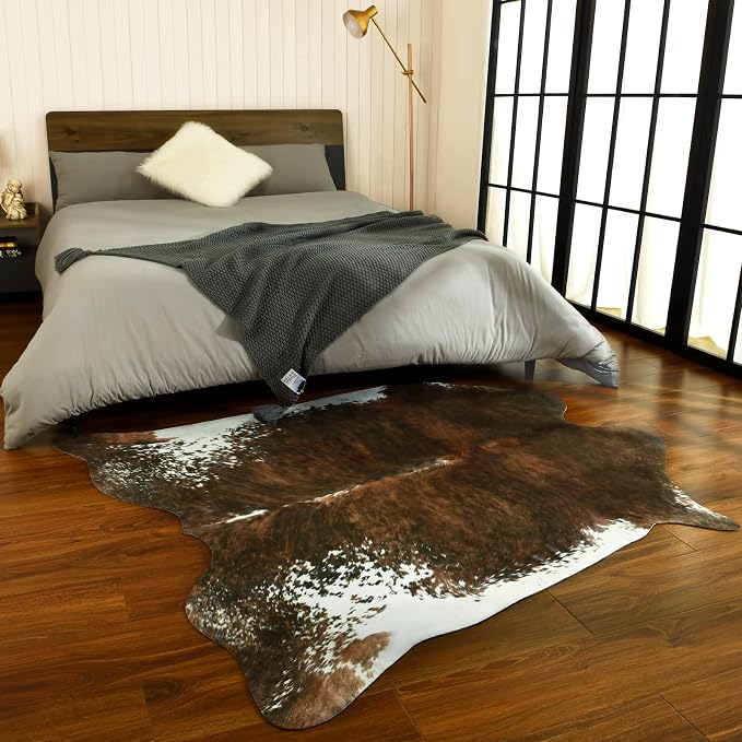 BENRON Faux Cowhide Rug, Western Cow Hide Rugs - Image 6