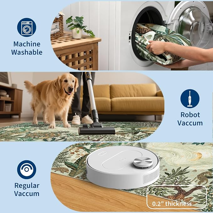 GarveeHome 4x6 Washable Area Rug - Image 6