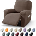 YEMYHOM 4 Pieces Stretch Recliner Slipcover Latest Jacquard Recliner Chair Cover by YEMYHOM