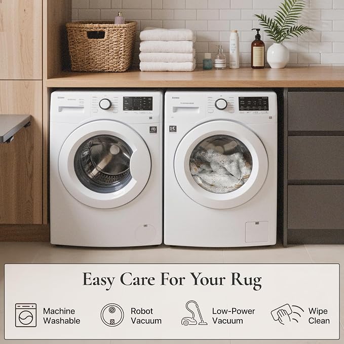 GENIMO 2x3 Rugs for Entryway Entrance, Modern Machine Washable Rug Ultra Soft - Image 7