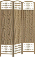 HOMCOM 3 Panel Room Divider, Folding Privacy Screen, 5.6' Room Separator by HOMCOM