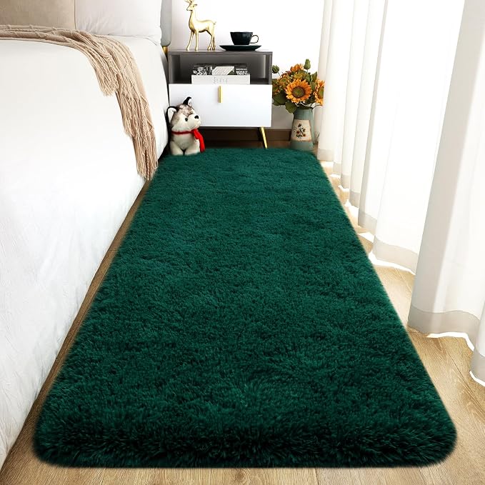 Merelax Soft Fluffy Area Rug for Living Room Bedroom, 2x8 Runner Rug for Hallway - Image 3