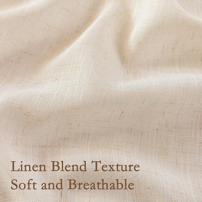 MYSKY HOME Natural Boho Sheer Curtains - Image 6