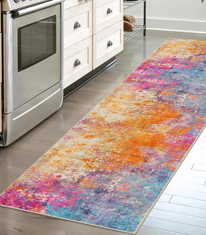 Lahome Modern Abstract Runner Rug - Image 3