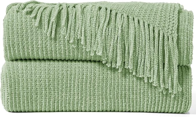 inhand Basil Green Throw Blanket - Image 4