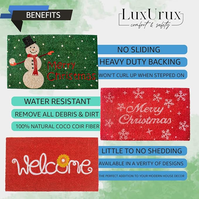 LuxUrux Premium Christmas Door Mat Outdoor - Image 8