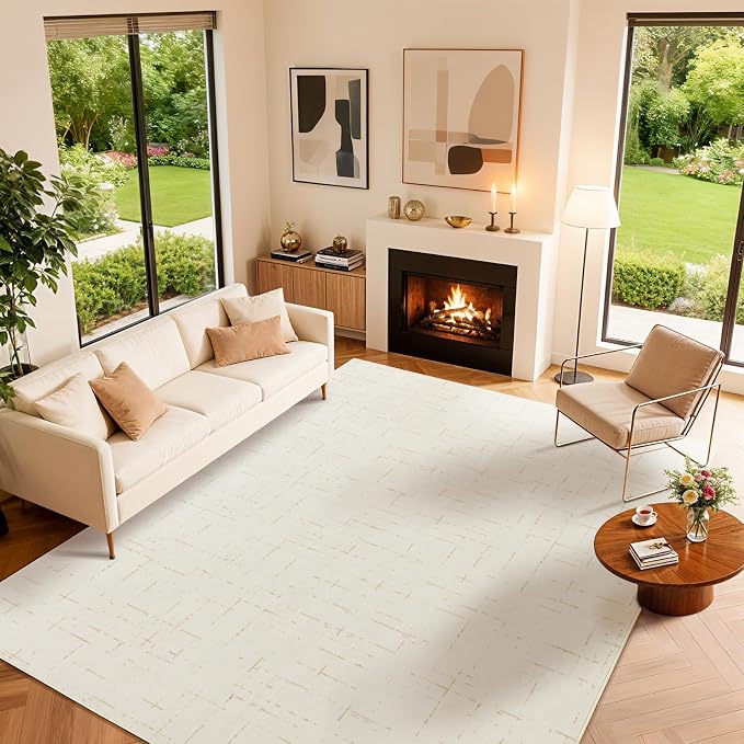 LIANLAM Washable Rug Area Rugs for Living Room by LIANLAM