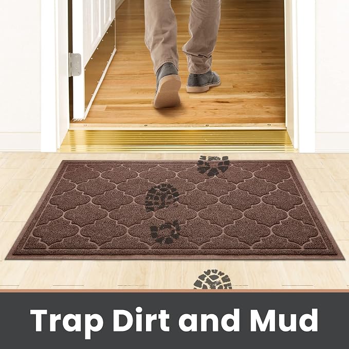 LuxStep Door Mat Large Indoor Outdoor Doormat, Non-Slip Low-Profile Design - Image 2
