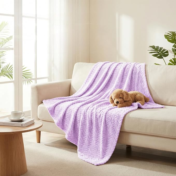 Exclusivo Mezcla Queen Blanket for Bed, Cozy Lightweight Fleece Blankets for - Image 4