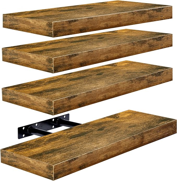 Sorbus Floating Shelves for Wall – 16 Inch Floating Shelf for Kitchen, Living - Image 7
