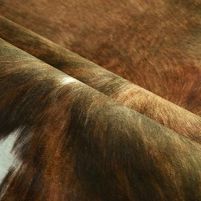 BENRON Faux Cowhide Rug Large, Western Cow Hide Rugs - Image 6