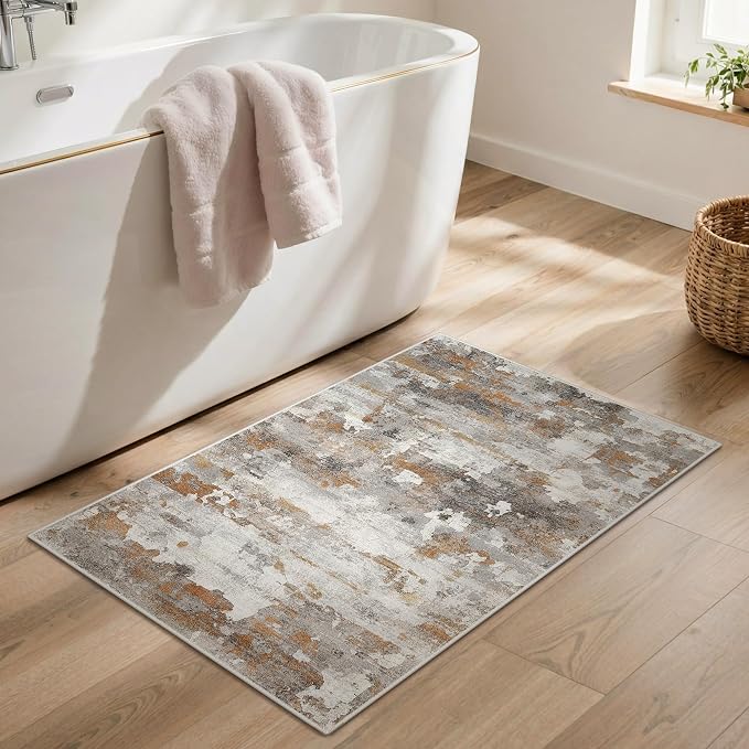 GENIMO 2x3 Rugs for Entryway Entrance, Modern Machine Washable Rug Ultra Soft - Image 4