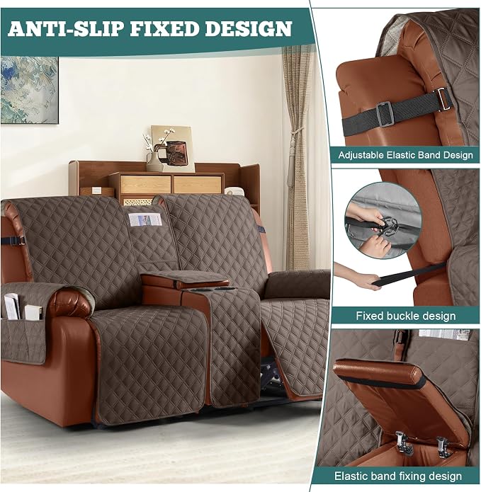 Ruaozz Waterproof Loveseat Recliner Cover - Image 6