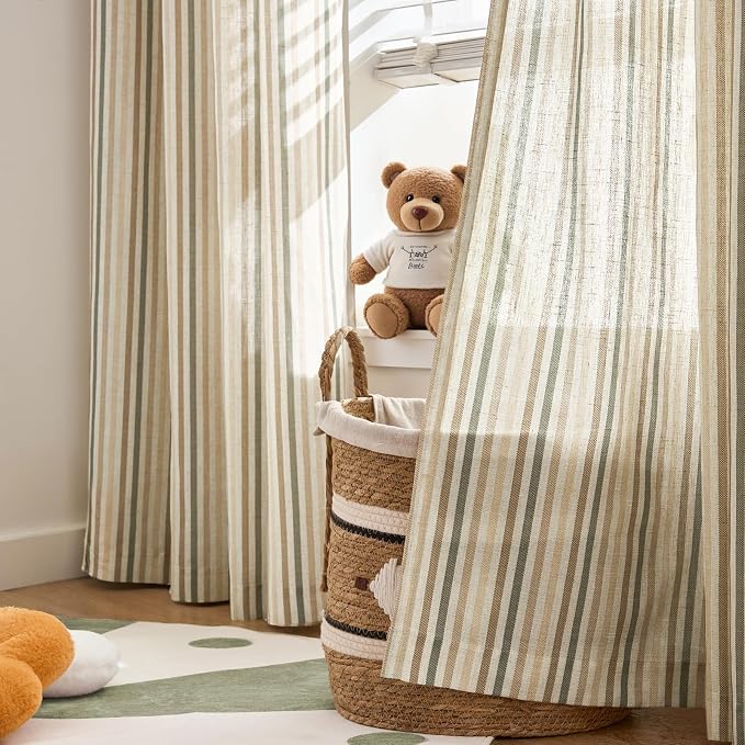 jinchan Colorful Linen Curtains - Image 4