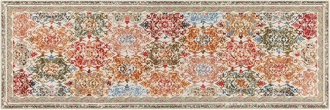 Vaukki Hallway Runner Rug, Vintage Shaggy Soft Laundry Rug Runner, Non Slip - Image 8