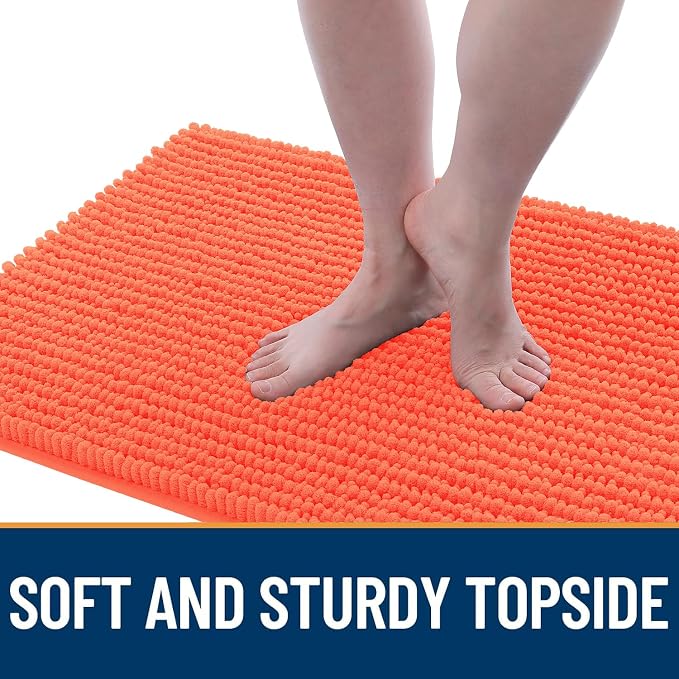 OLANLY Dog Door Mat for Muddy Paws 59x20, Ultra Absorbent Chenille Mud Doormat - Image 3
