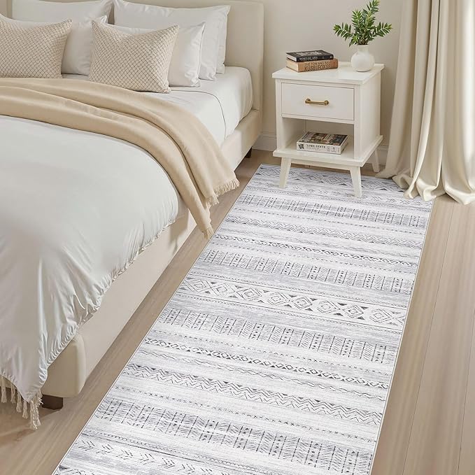 cotiled Washable 3x8 Runner Rugs: Washable Boho Rugs - Image 3