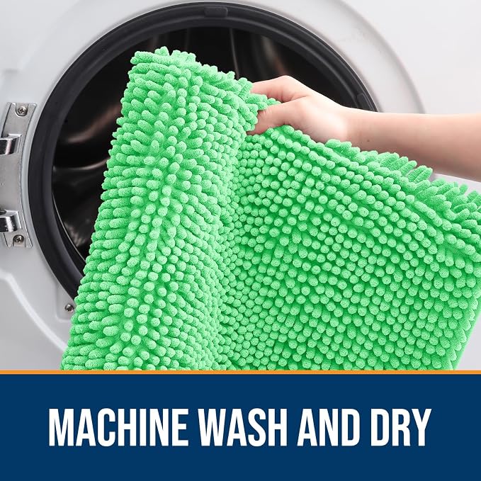 OLANLY Dog Door Mat for Muddy Paws 30x20, Absorbs Moisture and Dirt, Absorbent - Image 5