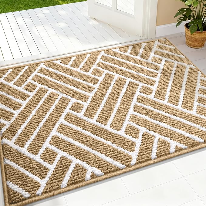 OLANLY Indoor Door Mat, 32x20 Inch, Dirt Resistant and Absorbent, Non-Slip by OLANLY