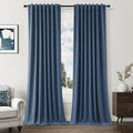 Guken 100% Blackout Curtains 90 Inch Length 2 Panels Set by Guken