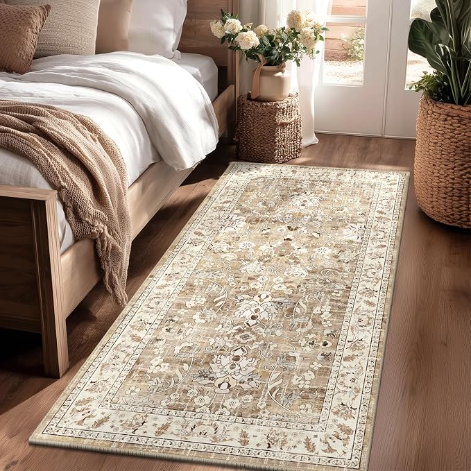 LOKHOM Washable Runner Rug, 3x6 Non-Slip Vintage Hallway Runner Rug - Image 8