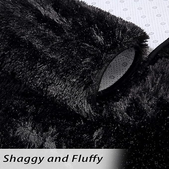 CAROMIO Fluffy Shag Rug, Extra Soft & Comfy Modern Indoor Shaggy Carpet Rug - Image 5