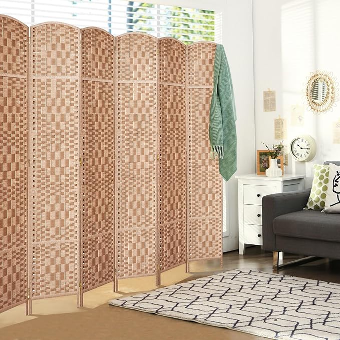 Rose Home Fashion 6 ft Tall Room Divider, Room Dividers and Folding Privacy - Image 2