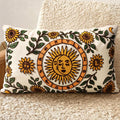 Embroidered Lumbar Pillow Cover 20x12 Inch by Kokaaee