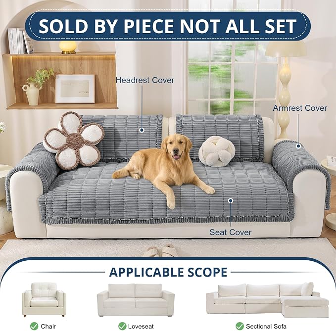 OstepDecor Washable Couch Cover - Image 4