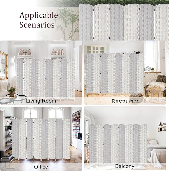 Rose Home Fashion 6 ft Tall Room Divider, Room Dividers and Folding Privacy - Image 7