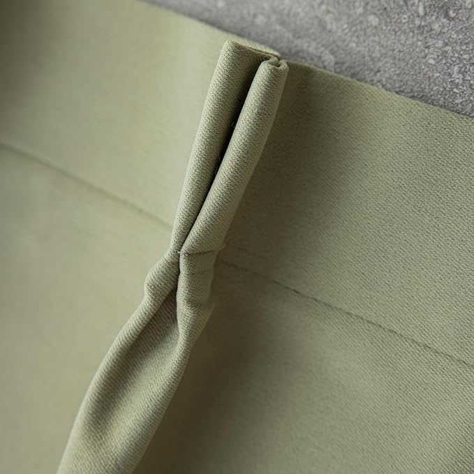 VisionaryHomeDesign Green Pinch Pleat Curtains, High End Curtains - Image 7