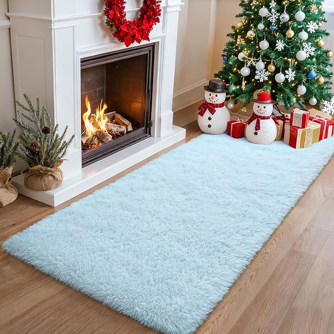 Merelax Soft Fluffy Rugs for Bedroom Living Room, 2x6 Hallway Runner Rugs - Image 4