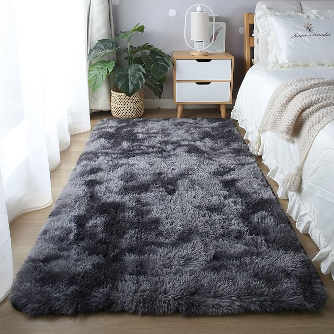CAIYUECS Shag Area Rug, Indoor Ultra Soft Plush Rugs - Image 2