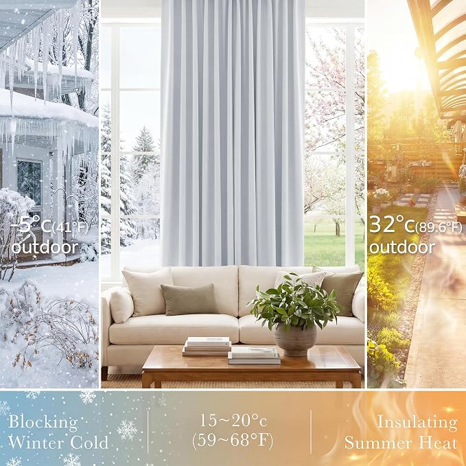 Pony Dance Short Drapes for Bathroom Window, Half Curtains for Kitchen Window - Image 4