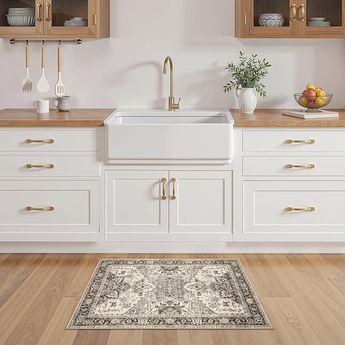 2x3 Washable Entryway Rug: Non-Slip Soft Small Indoor Area Rug - Image 2