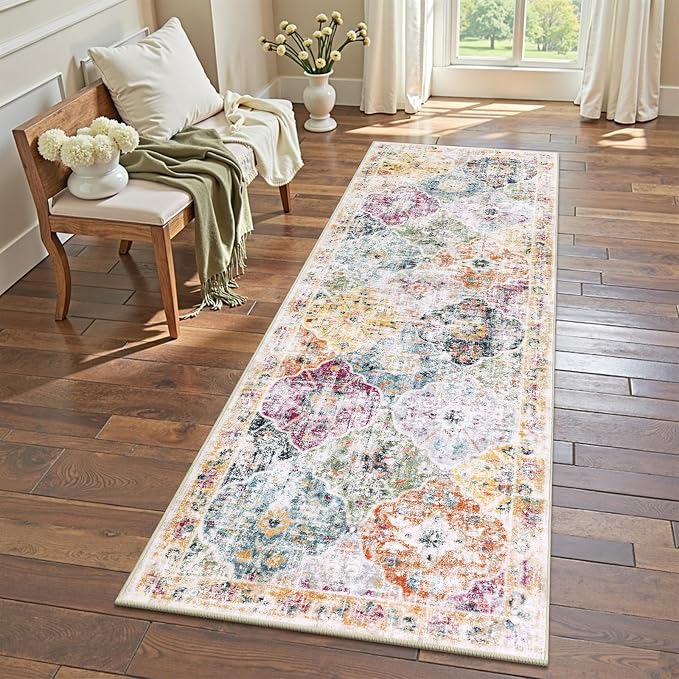 Ileading Washable Hallway Runner Rugs, 2x6 Non Slip Runners Area Rug by Ileading