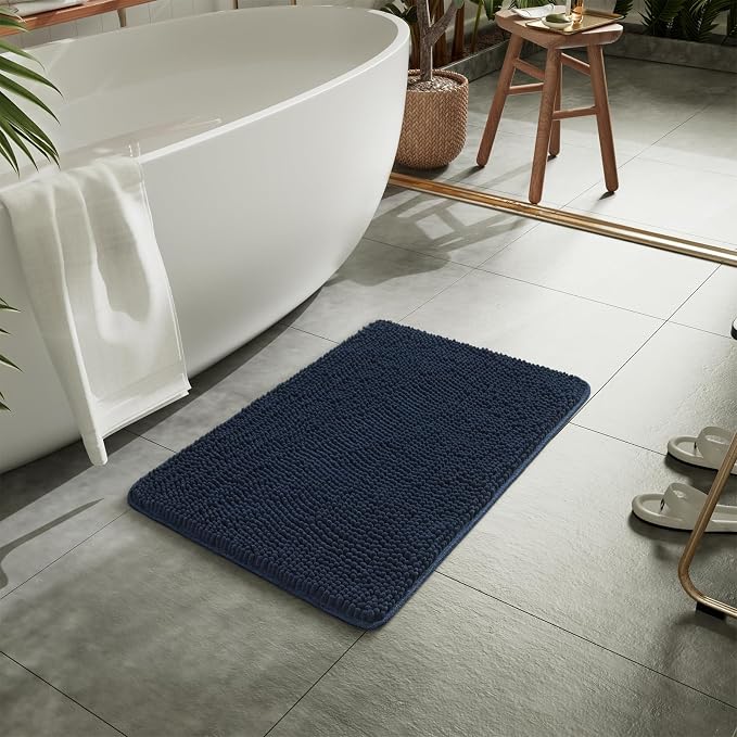 LOCHAS Luxury Bathroom Rug Shaggy Bath Mat 20 x 30 Inch, Washable Non Slip Bath - Image 7