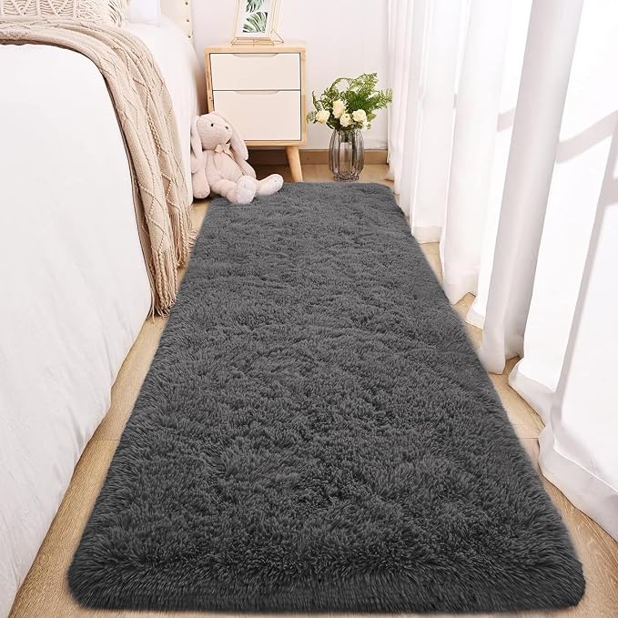 Merelax Soft Runner Rugs for Bedroom Living Room, 2x6 Feet Non Slip Plush - Image 3